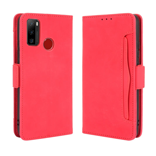 For Ulefone Note 10 Skin Feel Calf Pattern Horizontal Flip Leather Case with Holder & Card Slots & Photo Frame(Red) - Ulefone Cases by buy2fix | Online Shopping UK | buy2fix