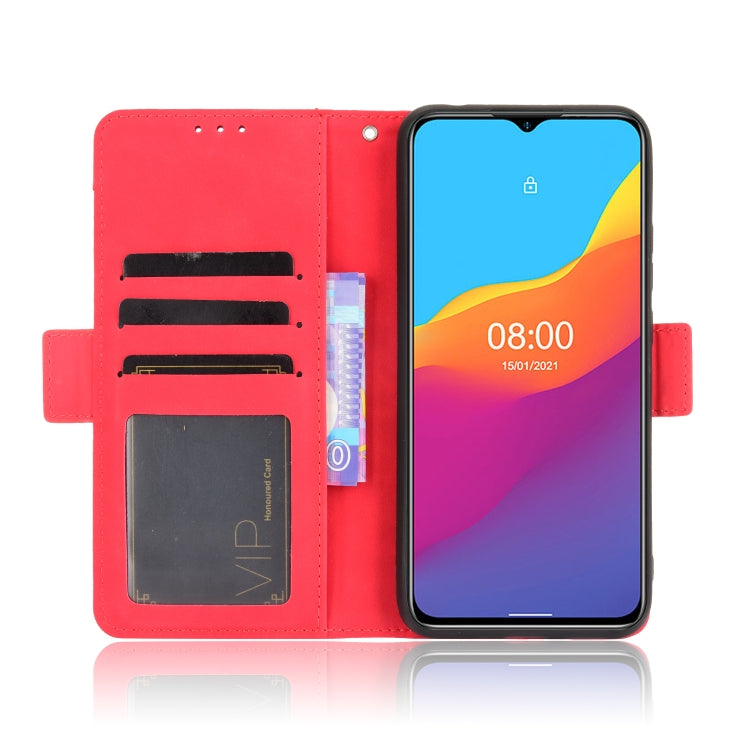 For Ulefone Note 10 Skin Feel Calf Pattern Horizontal Flip Leather Case with Holder & Card Slots & Photo Frame(Red) - Ulefone Cases by buy2fix | Online Shopping UK | buy2fix
