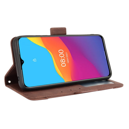 For Ulefone Note 10 Skin Feel Calf Pattern Horizontal Flip Leather Case with Holder & Card Slots & Photo Frame(Brown) - Ulefone Cases by buy2fix | Online Shopping UK | buy2fix