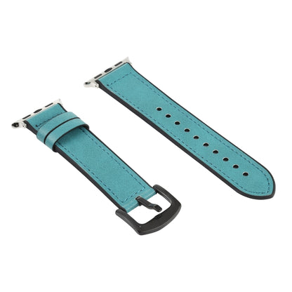 Crazy Horse Texture Leather Watch Band For Apple Watch Series 7 45mm / 6 & SE & 5 & 4 44mm / 3 & 2 & 1 42mm(Pink) by buy2fix