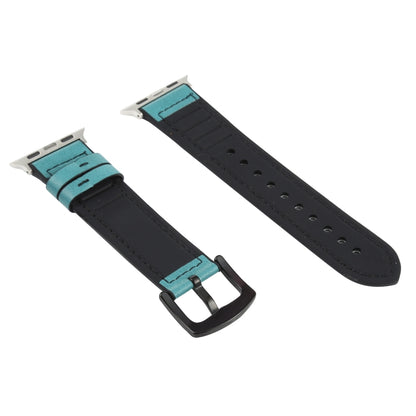 Crazy Horse Texture Leather Watch Band For Apple Watch Series 7 45mm / 6 & SE & 5 & 4 44mm / 3 & 2 & 1 42mm(Pink) by buy2fix
