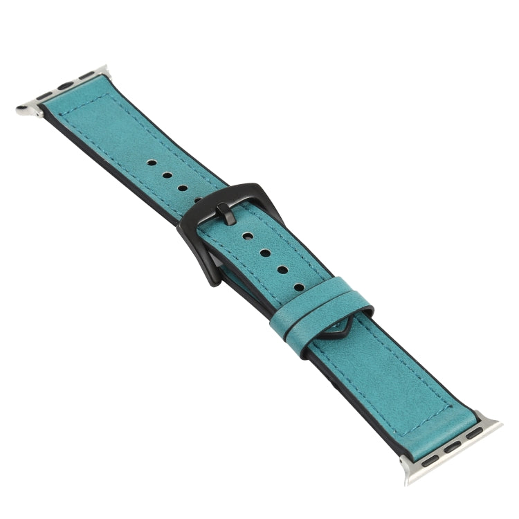 Crazy Horse Texture Leather Watch Band For Apple Watch Series 7 45mm / 6 & SE & 5 & 4 44mm / 3 & 2 & 1 42mm(Pink) by buy2fix