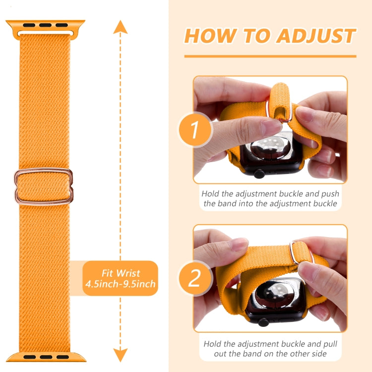 8-shaped Buckle Nylon Watch Band For Apple Watch Ultra 49mm&Watch Ultra 2 49mm / Series 9&8&7 45mm / SE 3&SE 2&6&SE&5&4 44mm / 3&2&1 42mm(Dark Blue) by buy2fix