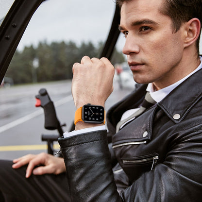 8-shaped Buckle Nylon Watch Band For Apple Watch Ultra 49mm&Watch Ultra 2 49mm / Series 9&8&7 45mm / SE 3&SE 2&6&SE&5&4 44mm / 3&2&1 42mm(Pink) by buy2fix