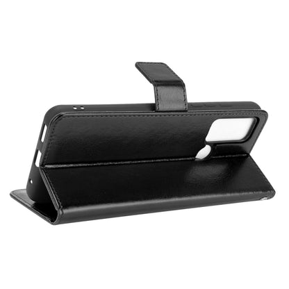 For Motorola Moto G40 Fusion / Moto G60 Crazy Horse Texture Horizontal Flip Leather Case with Holder & Card Slots & Lanyard(Black) - Motorola Cases by buy2fix | Online Shopping UK | buy2fix