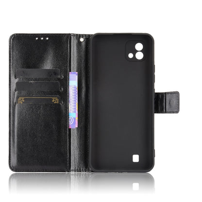 For OPPO Realme C11 2021 / Realme C20 / Realme C20A Crazy Horse Texture Horizontal Flip Leather Case with Holder & Card Slots & Lanyard(Black) - Realme Cases by buy2fix | Online Shopping UK | buy2fix