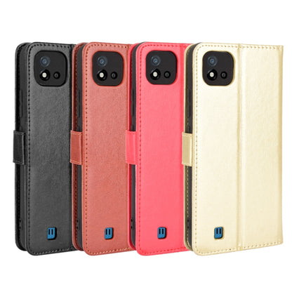 For OPPO Realme C11 2021 / Realme C20 / Realme C20A Crazy Horse Texture Horizontal Flip Leather Case with Holder & Card Slots & Lanyard(Black) - Realme Cases by buy2fix | Online Shopping UK | buy2fix