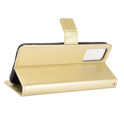 For vivo V21 4G / 5G Crazy Horse Texture Horizontal Flip Leather Case with Holder & Card Slots & Lanyard(Gold) - vivo Cases by buy2fix | Online Shopping UK | buy2fix