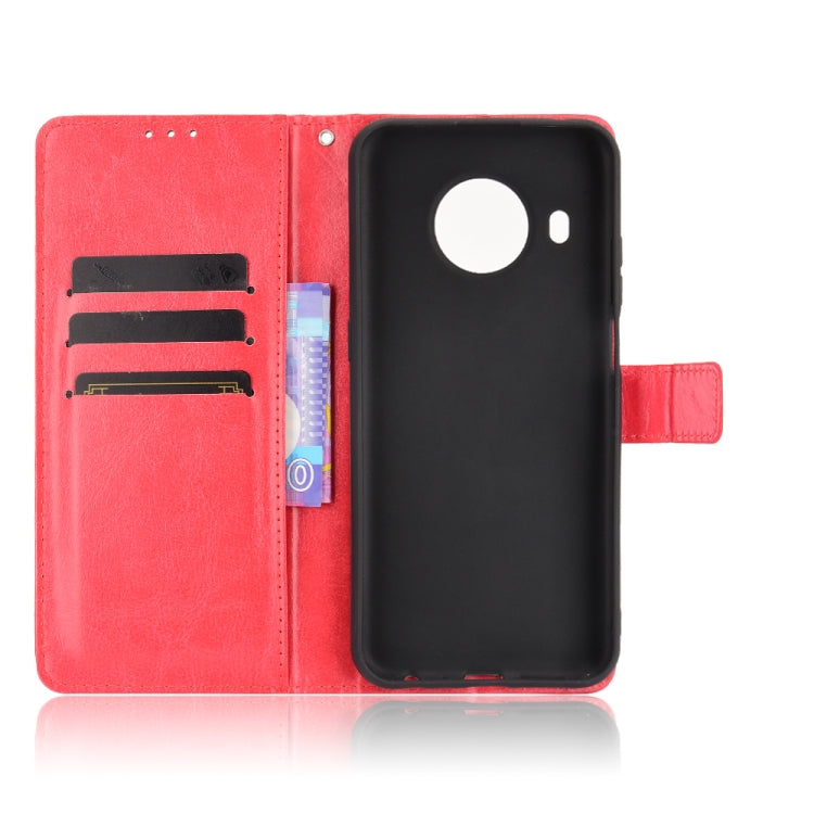 For Nokia X10 / X20 Crazy Horse Texture Horizontal Flip Leather Case with Holder & Card Slots & Lanyard(Red) by buy2fix