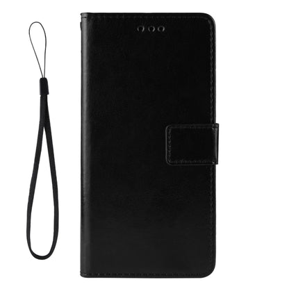 For Samsung Galaxy A22 4G Crazy Horse Texture Horizontal Flip Leather Case with Holder & Card Slots & Lanyard(Black) by buy2fix