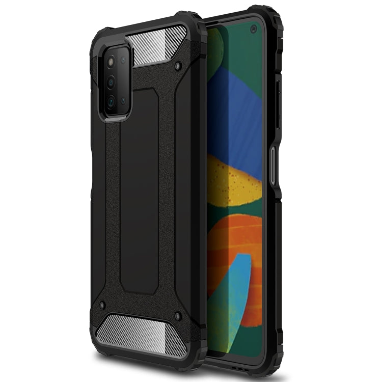 For Samsung Galaxy A03s 164mm Magic Armor TPU + PC Combination Case(Black) by buy2fix