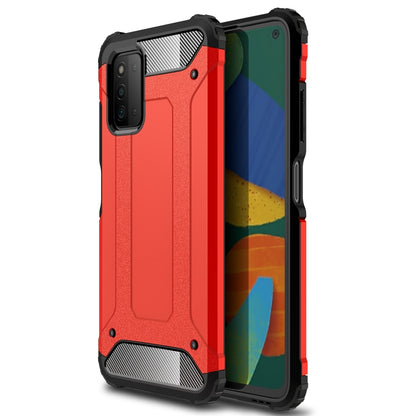 For Samsung Galaxy A03s 164mm Magic Armor TPU + PC Combination Case(Red) by buy2fix