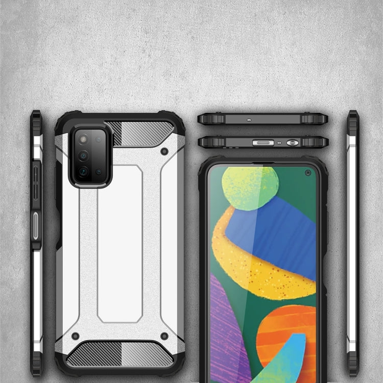 For Samsung Galaxy A03s 164mm Magic Armor TPU + PC Combination Case (Grey) by buy2fix