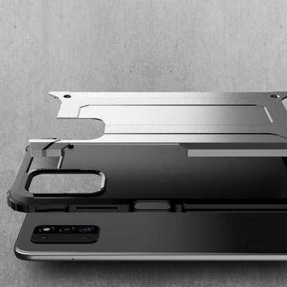 For Samsung Galaxy A03s 164mm Magic Armor TPU + PC Combination Case(Silver) by buy2fix