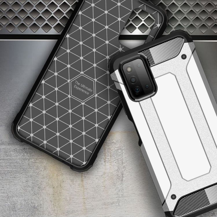 For Samsung Galaxy A03s 164mm Magic Armor TPU + PC Combination Case (Grey) by buy2fix