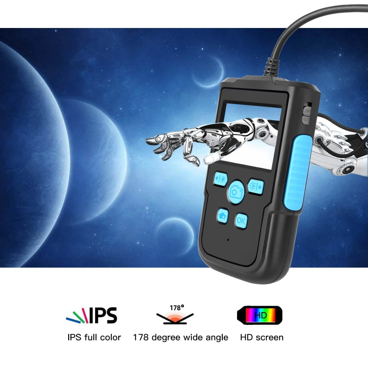P60B 3.9mm 1080P 2.4 inch IPS Screen IP68 Waterproof HD Digital Endoscope, Length:10m Hard Cable -  by buy2fix | Online Shopping UK | buy2fix