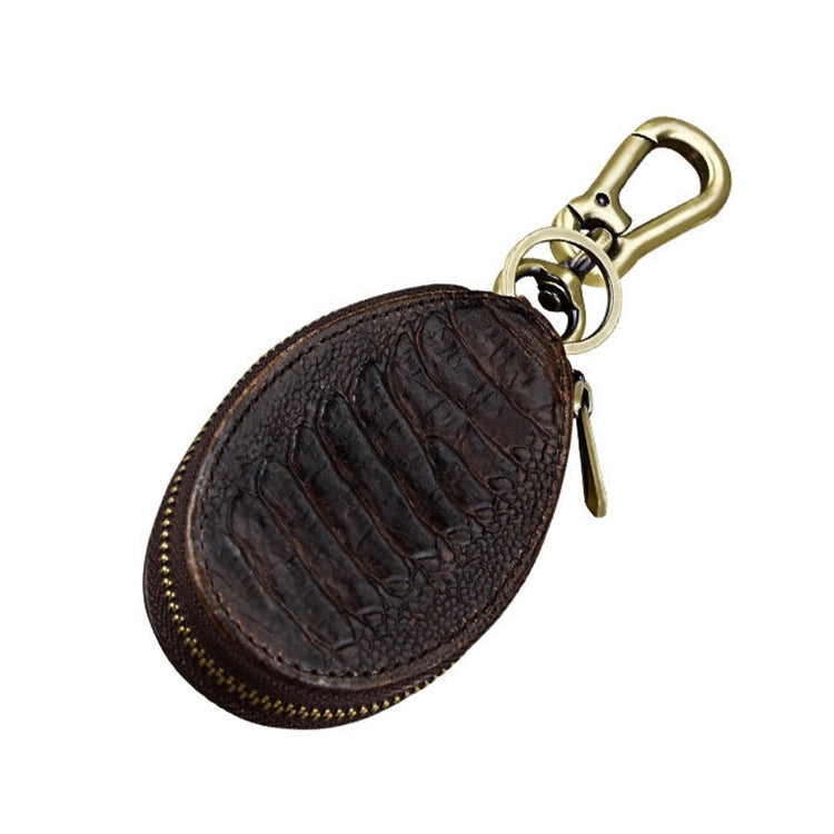 Vintage Leather Hanging Waist Universal Car Key Case(Coffee) by buy2fix