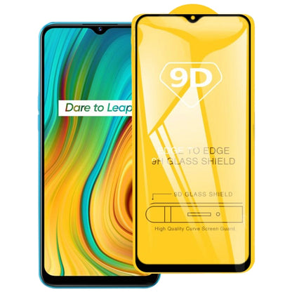 For OPPO Realme C3 9D Full Glue Full Screen Tempered Glass Film - Realme Tempered Glass by buy2fix | Online Shopping UK | buy2fix