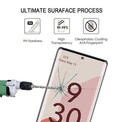 For Google Pixel 6 Full Glue Full Cover Screen Protector Tempered Glass Film by buy2fix