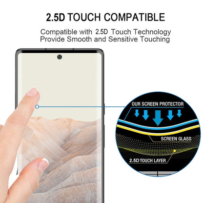 For Google Pixel 6 Pro Edge Glue 3D Curved Edge Full Screen Tempered Glass Film - Google Tempered Glass by buy2fix | Online Shopping UK | buy2fix