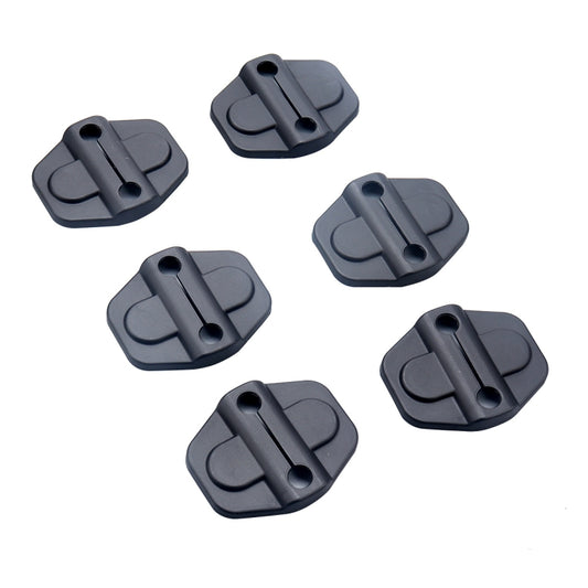 A5565 6 PCS Car Door Lock Cover for Jeep Wrangler JL JLU 2018-2019 - Locks & Hasps by buy2fix | Online Shopping UK | buy2fix