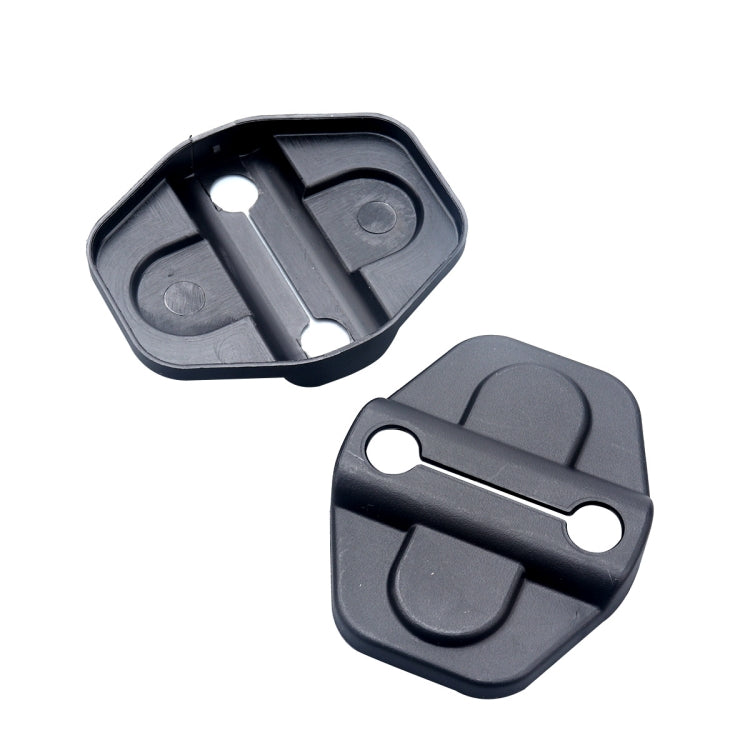 A5565 6 PCS Car Door Lock Cover for Jeep Wrangler JL JLU 2018-2019 by buy2fix