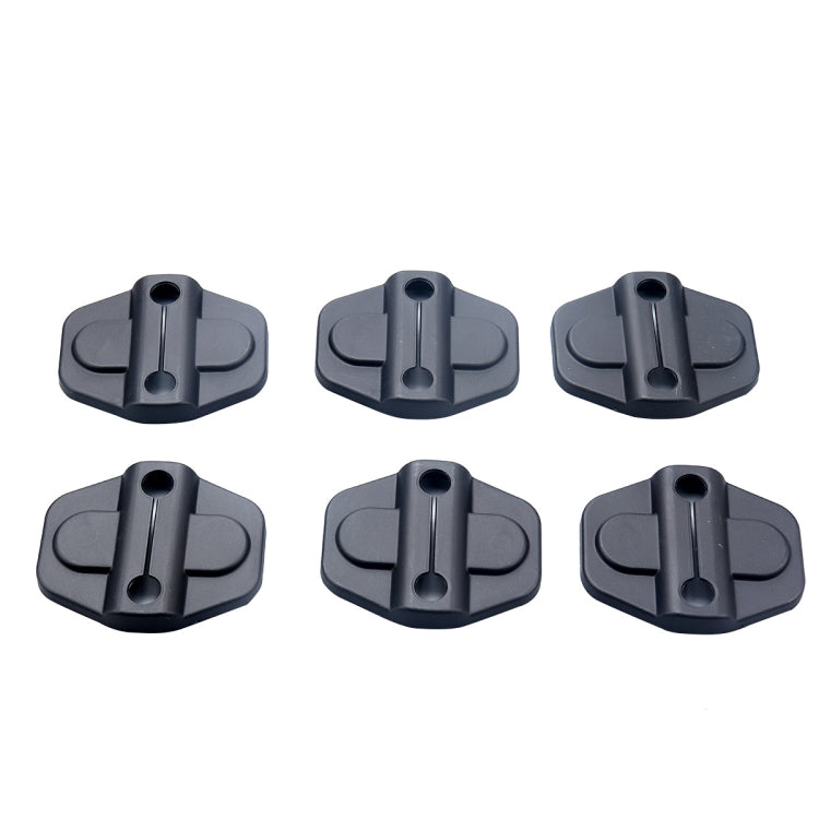 A5565 6 PCS Car Door Lock Cover for Jeep Wrangler JL JLU 2018-2019 by buy2fix