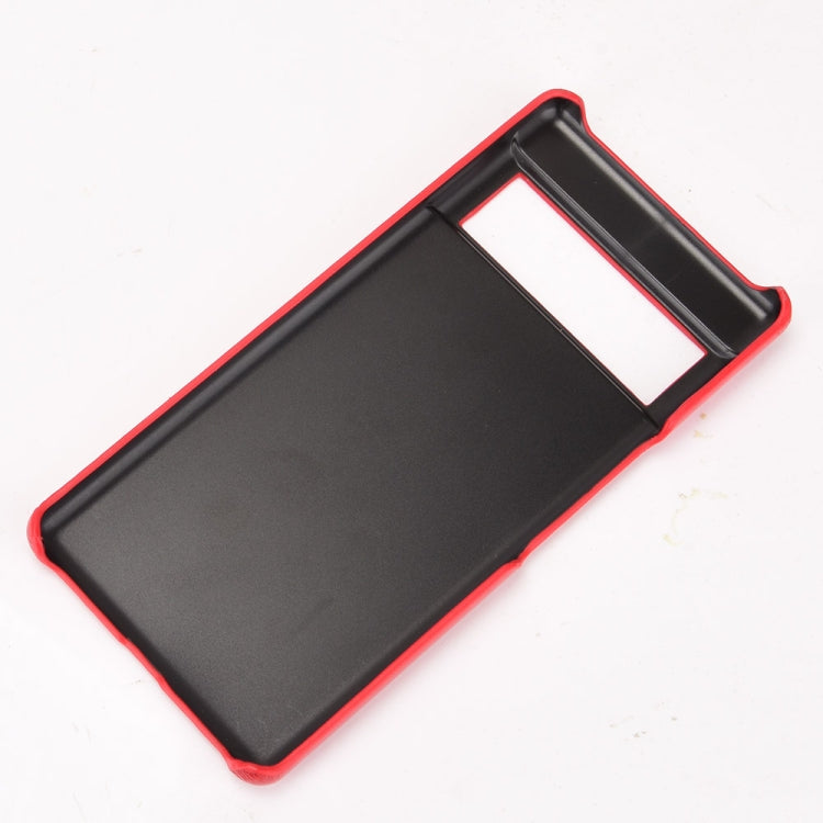 For Google Pixel 6 Pro Shockproof Litchi Texture PC + PU Case(Blue) - Google Cases by buy2fix | Online Shopping UK | buy2fix