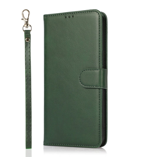For Xiaomi Redmi Note 8 Pro Calf Texture 2 in 1 Detachable Magnetic Back Cover Horizontal Flip Leather Case with Holder & Card Slots & Wallet & Photo Frame (Green) - Xiaomi Cases by buy2fix | Online Shopping UK | buy2fix