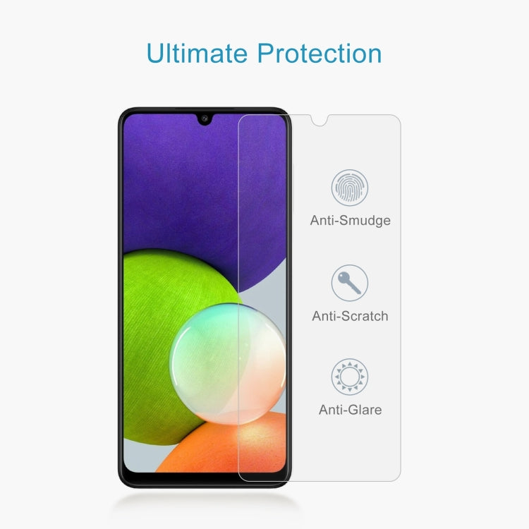 For Samsung Galaxy A22 4G 10 PCS 0.26mm 9H 2.5D Tempered Glass Film - Galaxy Tempered Glass by buy2fix | Online Shopping UK | buy2fix
