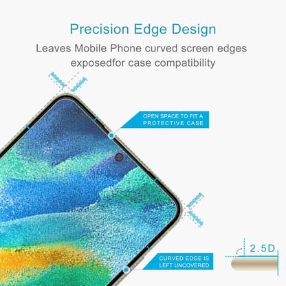 For Samsung Galaxy S21 FE 5G 50 PCS 0.26mm 9H 2.5D Tempered Glass Film, Fingerprint Unlocking Is Not Supported - Galaxy Tempered Glass by buy2fix | Online Shopping UK | buy2fix