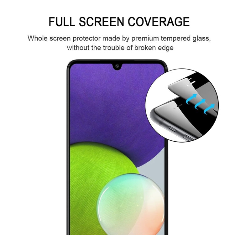 For Samsung Galaxy A22 4G 25 PCS Full Glue Full Screen Tempered Glass Film - Galaxy Tempered Glass by buy2fix | Online Shopping UK | buy2fix