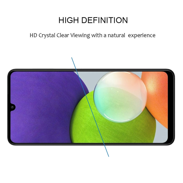 For Samsung Galaxy A22 4G 25 PCS Full Glue Full Screen Tempered Glass Film - Galaxy Tempered Glass by buy2fix | Online Shopping UK | buy2fix