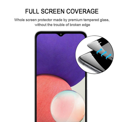 For Samsung Galaxy A22 5G 25 PCS Full Glue Full Screen Tempered Glass Film - Galaxy Tempered Glass by buy2fix | Online Shopping UK | buy2fix