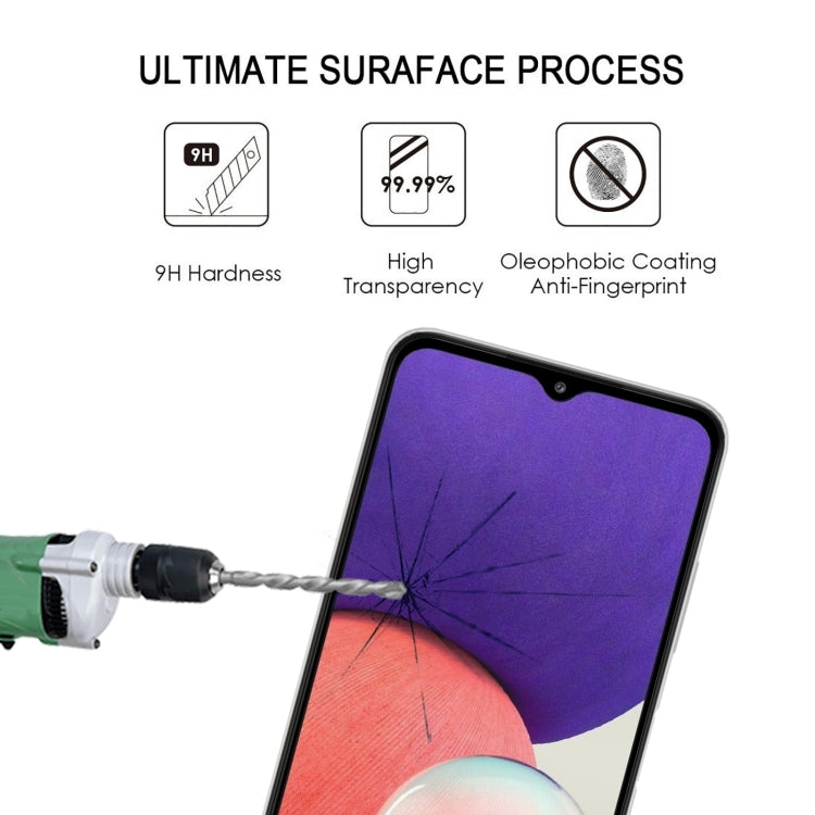 For Samsung Galaxy A22 5G 25 PCS Full Glue Full Screen Tempered Glass Film - Galaxy Tempered Glass by buy2fix | Online Shopping UK | buy2fix