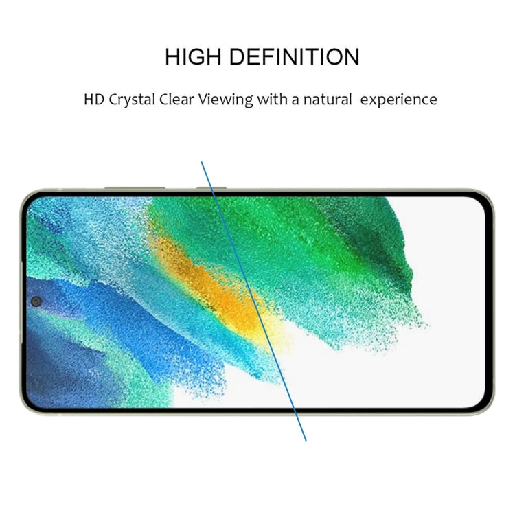 For Samsung Galaxy S21 FE 5G 25 PCS Full Glue Full Screen Tempered Glass Film - Galaxy Tempered Glass by buy2fix | Online Shopping UK | buy2fix