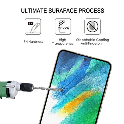 For Samsung Galaxy S21 FE 5G 25 PCS Full Glue Full Screen Tempered Glass Film - Galaxy Tempered Glass by buy2fix | Online Shopping UK | buy2fix