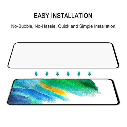 For Samsung Galaxy S21 FE 5G 25 PCS Full Glue Full Screen Tempered Glass Film - Galaxy Tempered Glass by buy2fix | Online Shopping UK | buy2fix