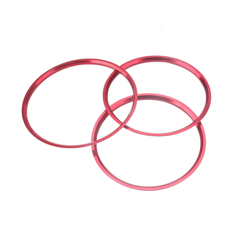 A5819-01 5 PCS Car Red Air Conditioner Air Outlet Decorative Ring for Mercedes-Benz by buy2fix
