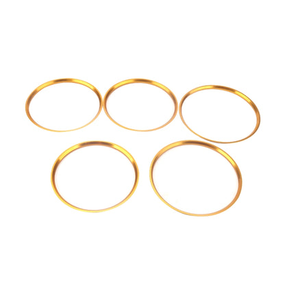 A5819-02 5 PCS Car Gold Air Conditioner Air Outlet Decorative Ring for Mercedes-Benz by buy2fix
