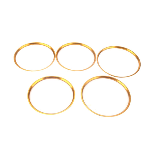 A5819-02 5 PCS Car Gold Air Conditioner Air Outlet Decorative Ring for Mercedes-Benz by buy2fix