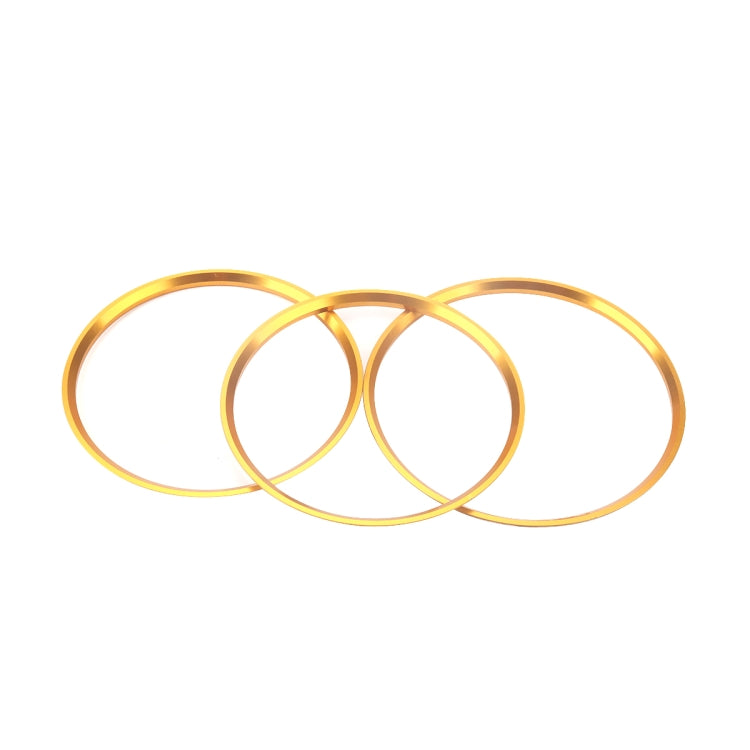 A5819-02 5 PCS Car Gold Air Conditioner Air Outlet Decorative Ring for Mercedes-Benz by buy2fix