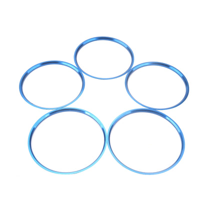 A5819-03 5 PCS Car Blue Air Conditioner Air Outlet Decorative Ring for Mercedes-Benz by buy2fix
