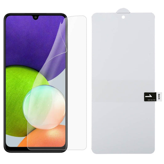 For Samsung Galaxy A22 4G Full Screen Protector Explosion-proof Front Hydrogel Film - For Samsung by buy2fix | Online Shopping UK | buy2fix