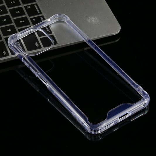 For Xiaomi Mi 11 Lite Four-corner Shockproof Transparent TPU + PC Protective Case - Xiaomi Cases by buy2fix | Online Shopping UK | buy2fix