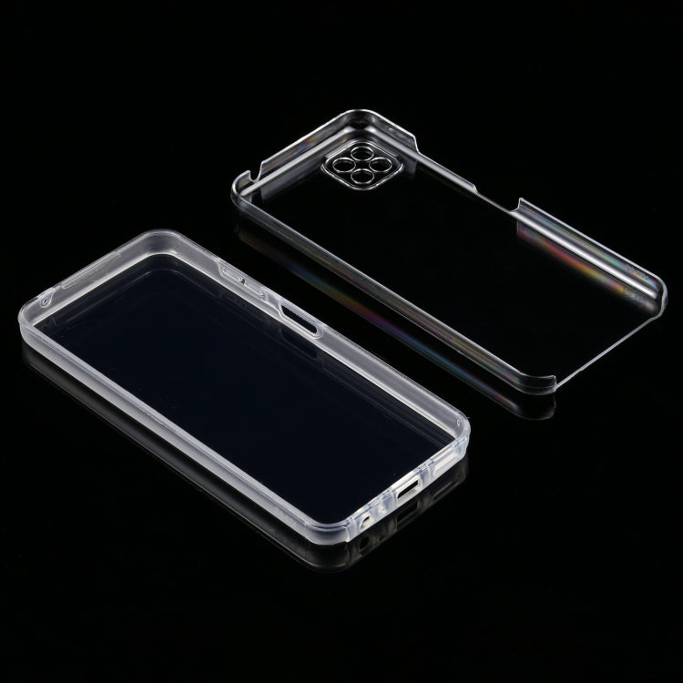 For Samsung Galaxy A22 5G PC+TPU Ultra-thin Double-sided Full Coverage Transparent Soft Case by buy2fix