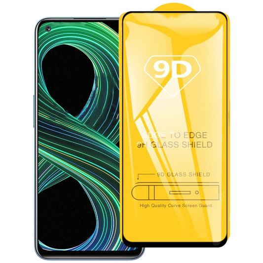 For OPPO Realme 8 5G / 8S 5G 9D Full Glue Full Screen Tempered Glass Film - Realme Tempered Glass by buy2fix | Online Shopping UK | buy2fix