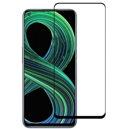 For OPPO Realme 8 5G / 8S 5G Full Glue Full Cover Screen Protector Tempered Glass Film - Realme Tempered Glass by buy2fix | Online Shopping UK | buy2fix