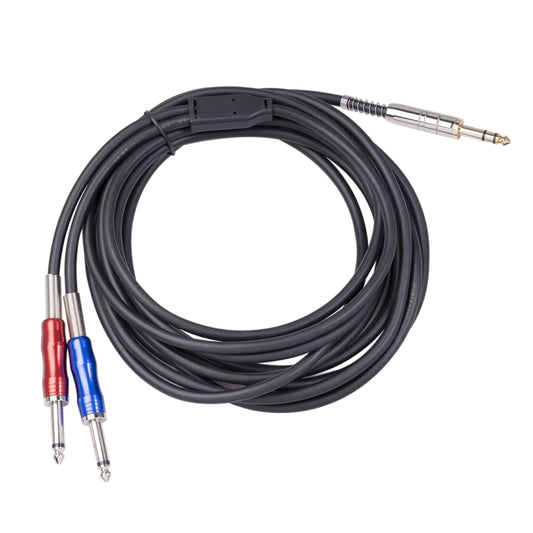 BLS0201-50 Stereo 6.35mm Male to Dual Mono 6.35mm Audio Cable, Length:5m - Microphone Audio Cable & Connector by buy2fix | Online Shopping UK | buy2fix