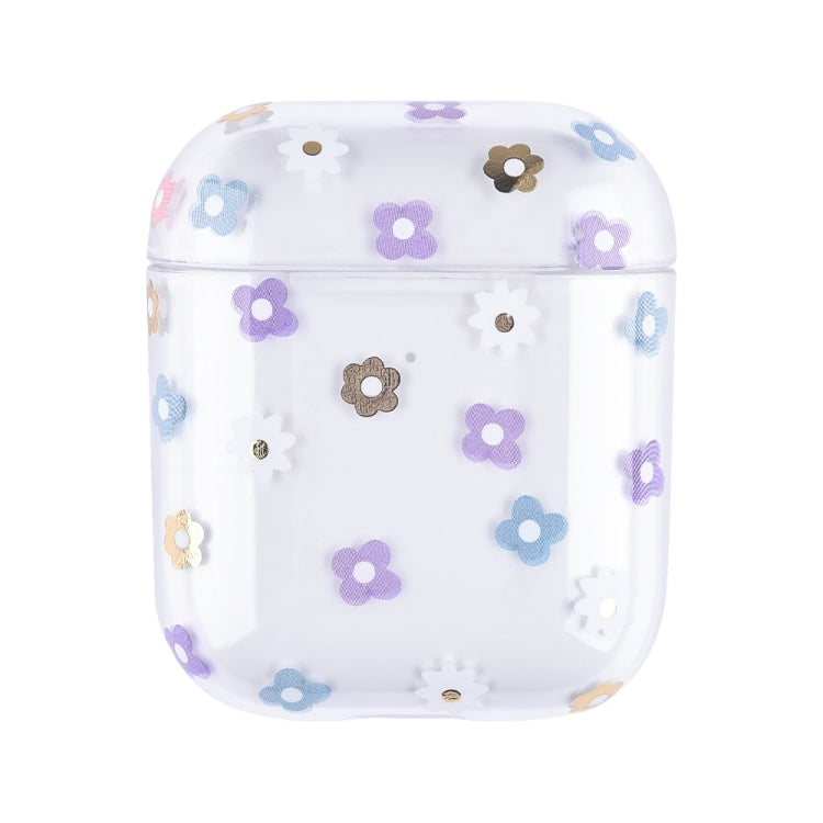 Bronzing Fruit Pattern PC Earphone Hard Protective Case For AirPods 1 / 2(F12) - For AirPods 1/2 by buy2fix | Online Shopping UK | buy2fix